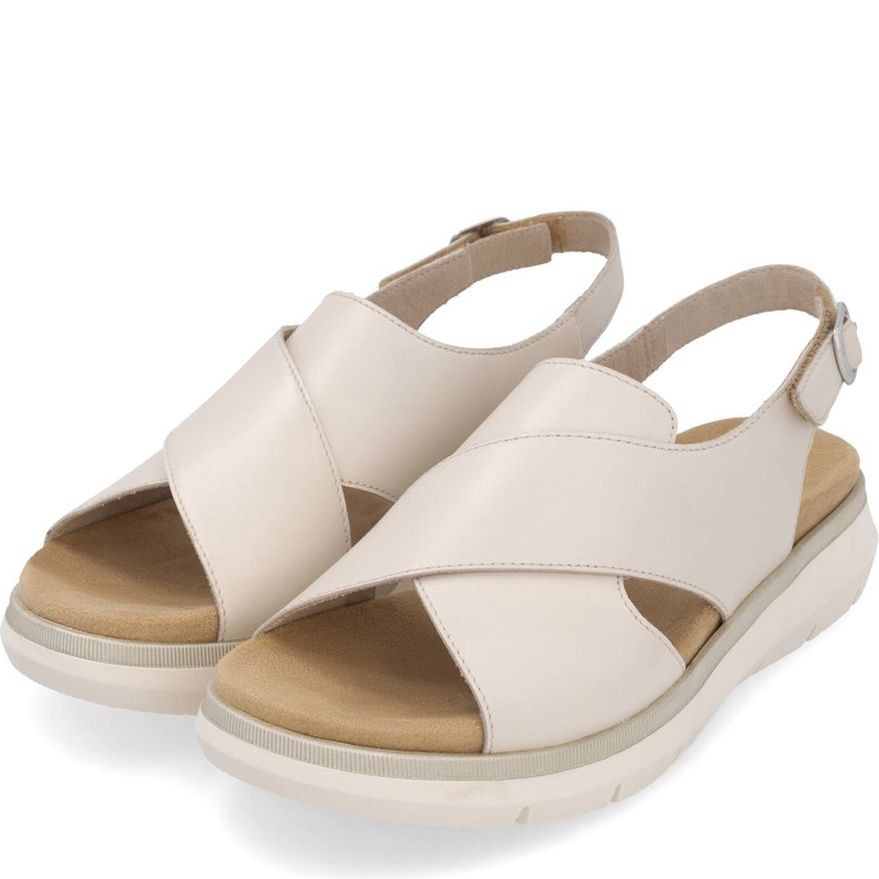 REMONTE Basutės moterims, Smėlio, Sandals 3