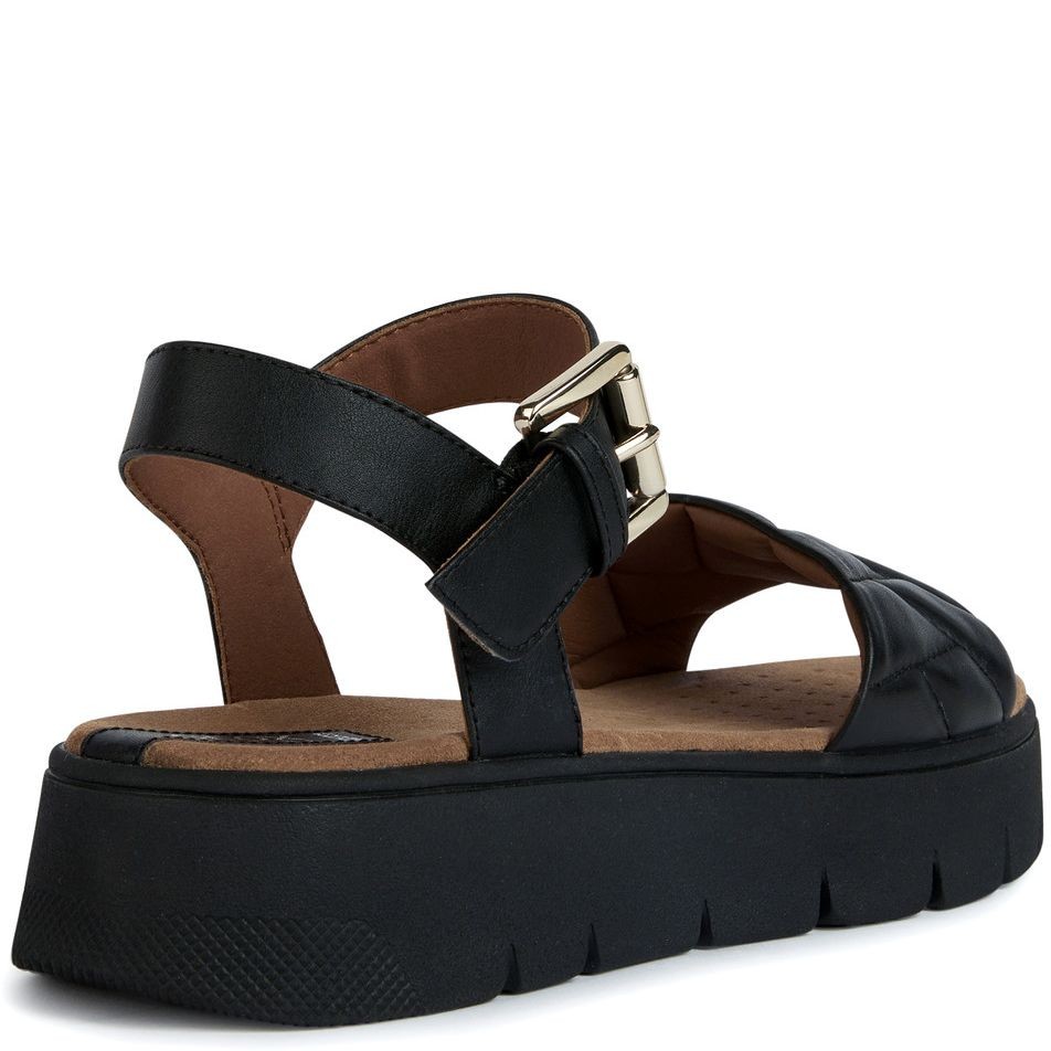 GEOX Basutės moterims, Juoda, DANDRA 40 SANDALS 4