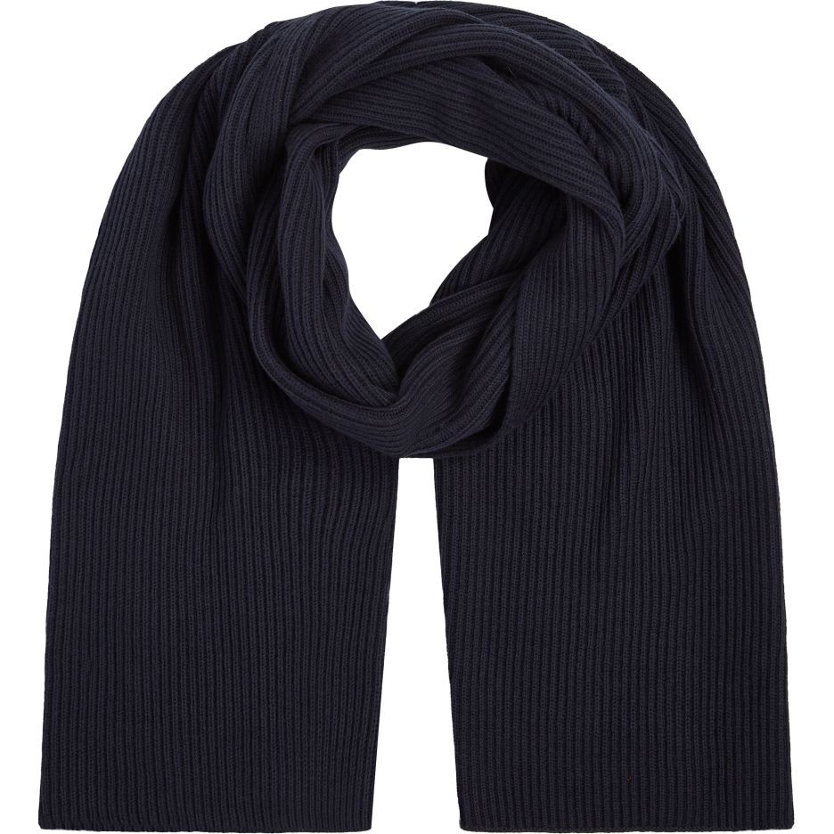 TOMMY HILFIGER Šalikas moterims, Mėlyna, ESSENTIAL FLAG KNIT SCARF 2