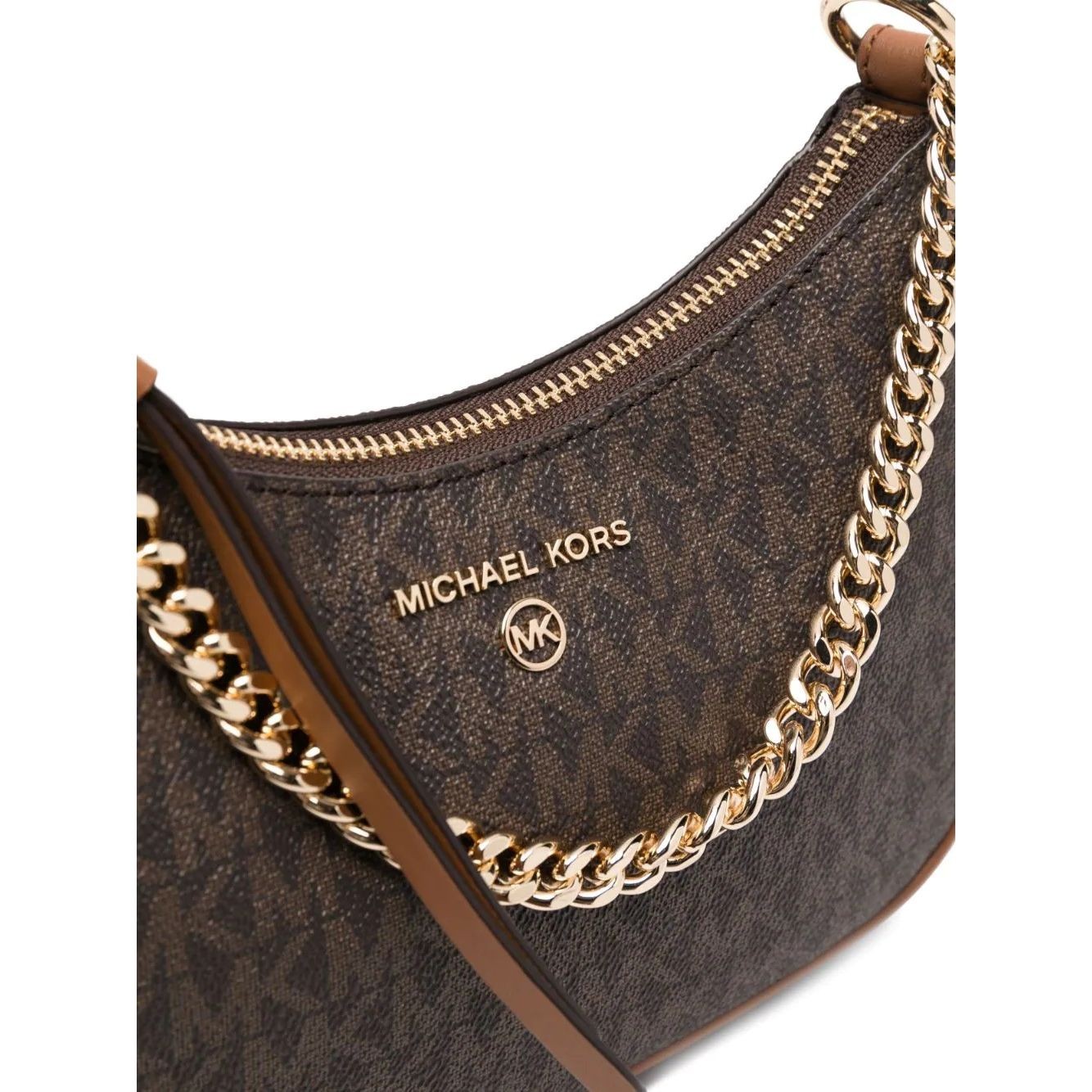 MICHAEL KORS Rankinė per petį moterims, Ruda, Small chain pouchette 3