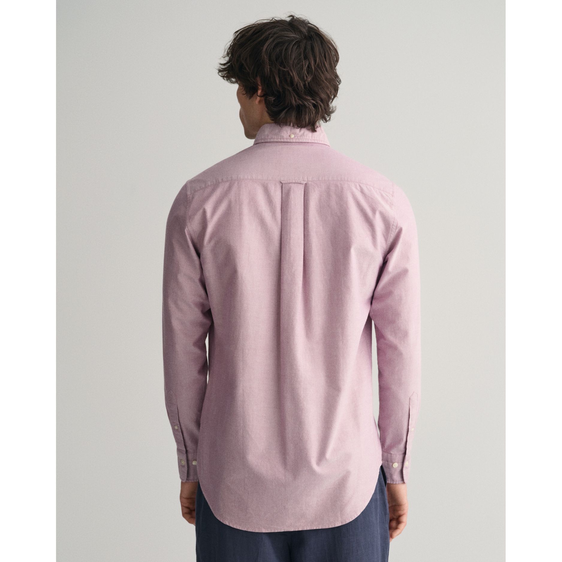GANT Marškiniai ilgomis rankovėmis vyrams, Violetinė, Reg classic oxford shirt 3
