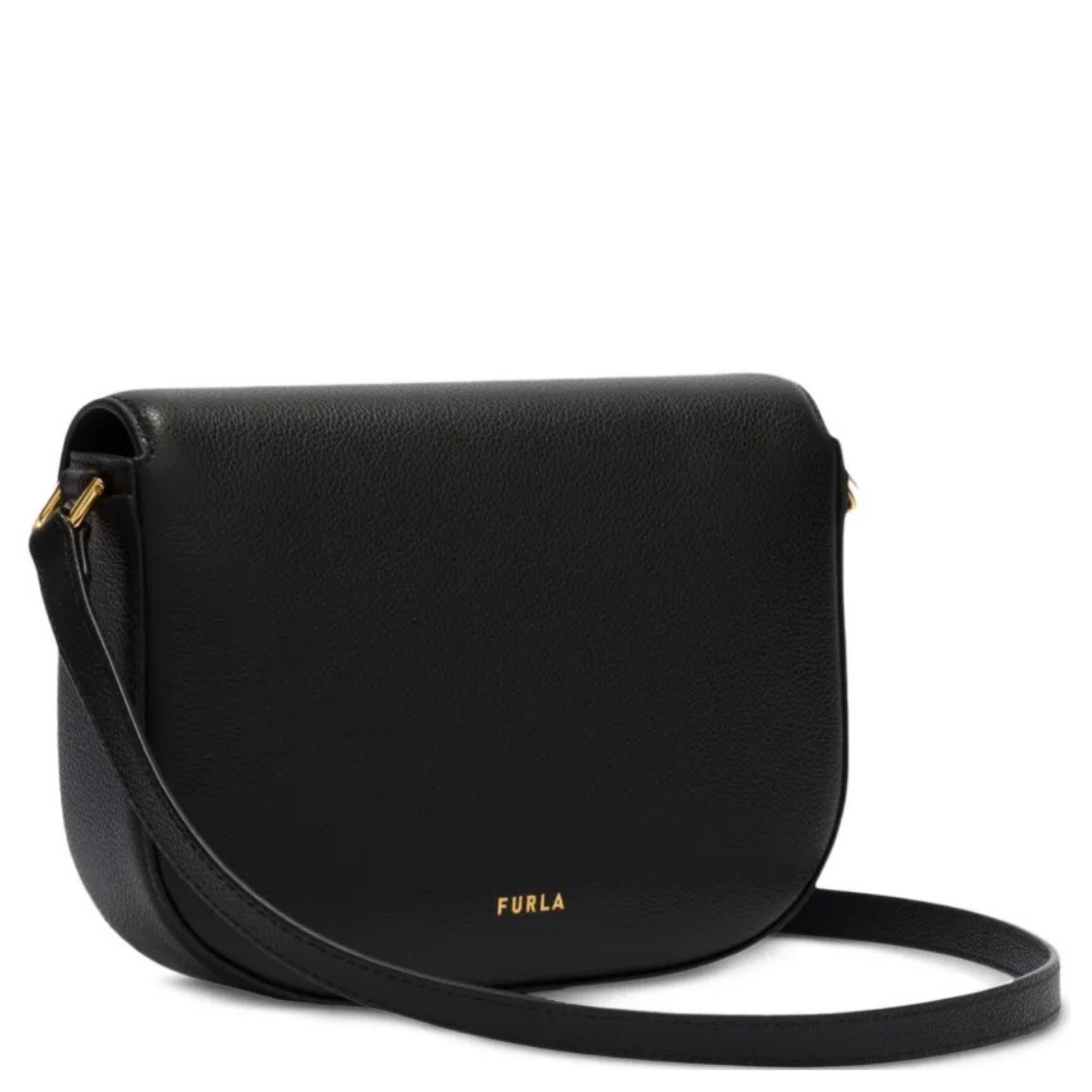 FURLA Rankinė per petį moterims, Juoda, Furla moonlight crossbody 2
