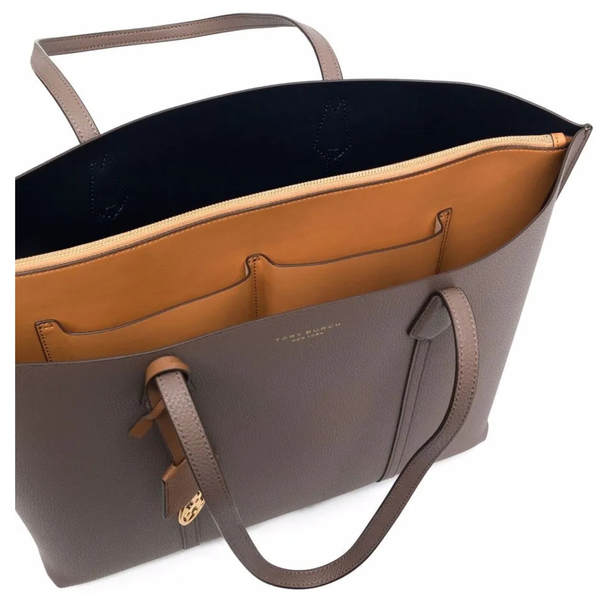 TORY BURCH Rankinė - NENAUDOJAMA moterims, Ruda, Perry triple-compartment tote 3