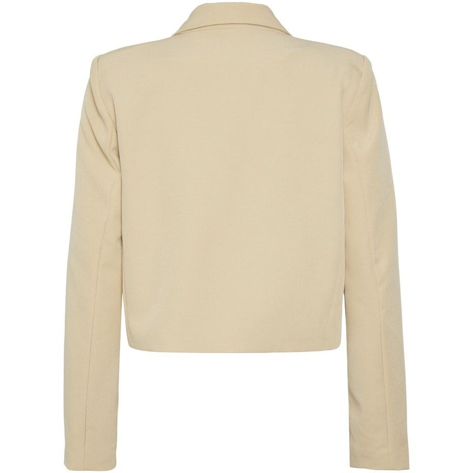 VERO MODA Švarkas moterims, Smėlio, VMUTE LS SHORT POCKET 3