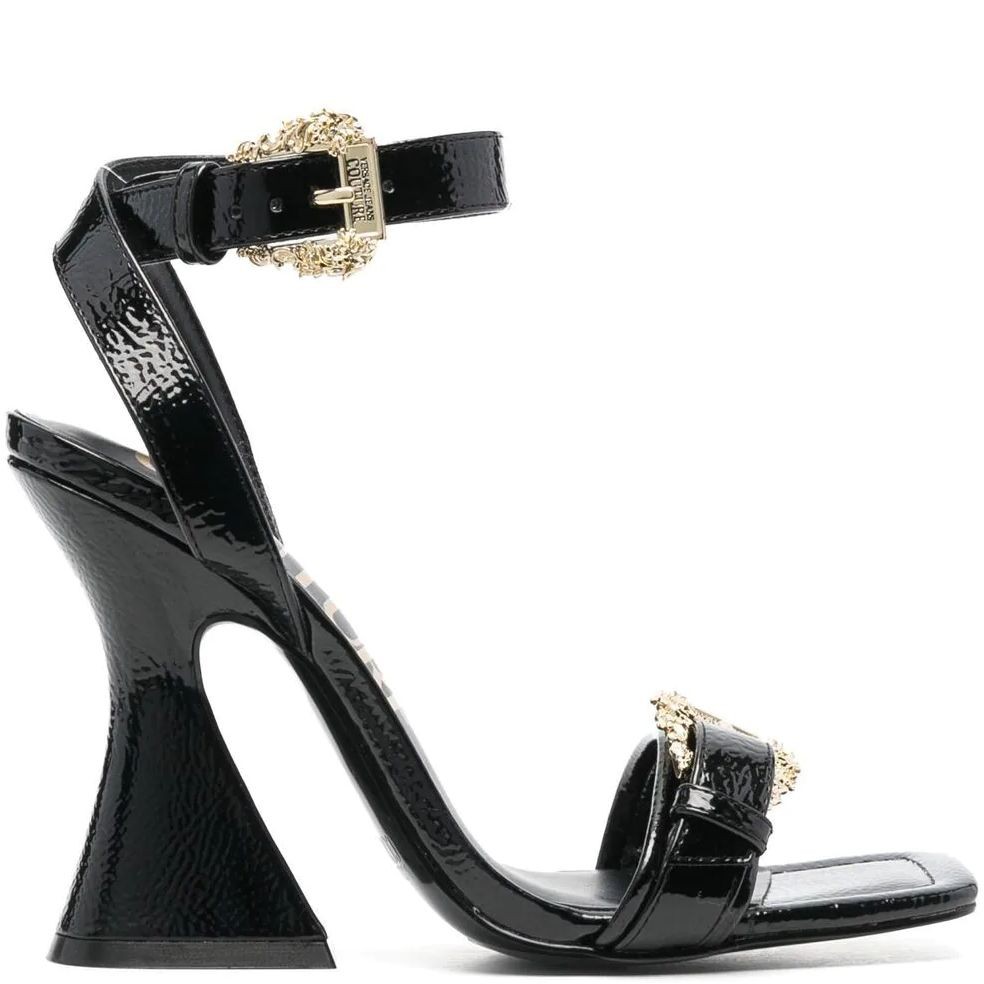 VERSACE JEANS CUTURE Basutės moterims, Juoda, Fondo kirsten sandals 2