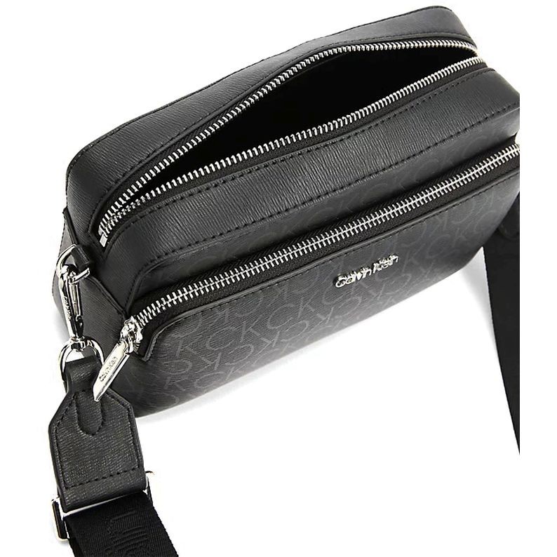 CALVIN KLEIN Rankinė per petį moterims, Juoda, CK MUST CAMERA BAG LG EPI 3