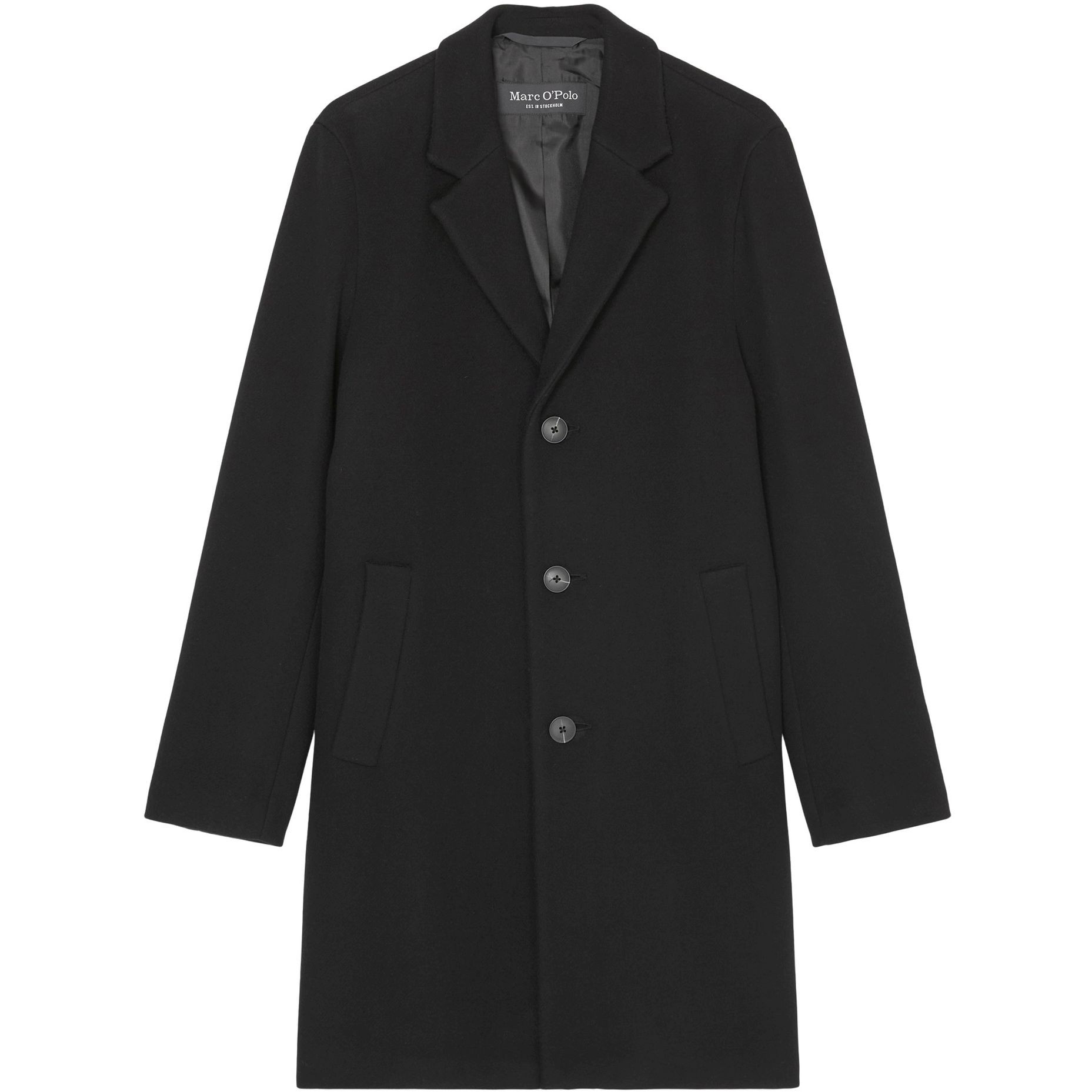 MARC O'POLO Paltas vyrams, Juoda 1