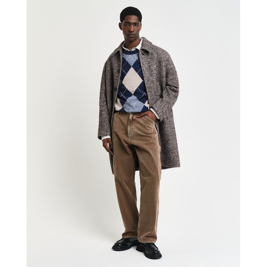 GANT Megztinis vyrams, Mėlyna, Argyle c-neck sweater 5