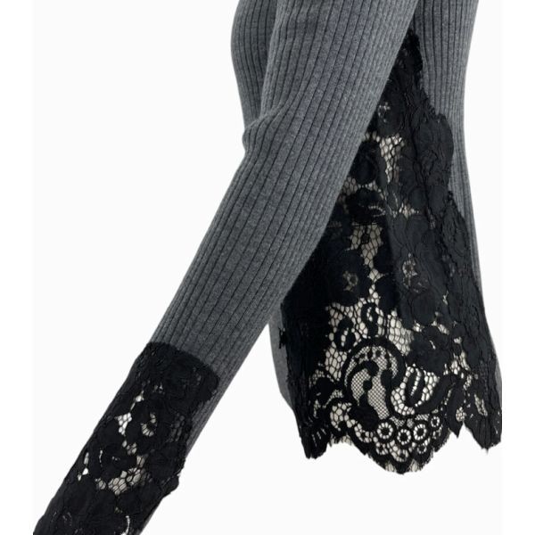 PINKO Megztinis moterims, Pilka, Samoa sweater 3