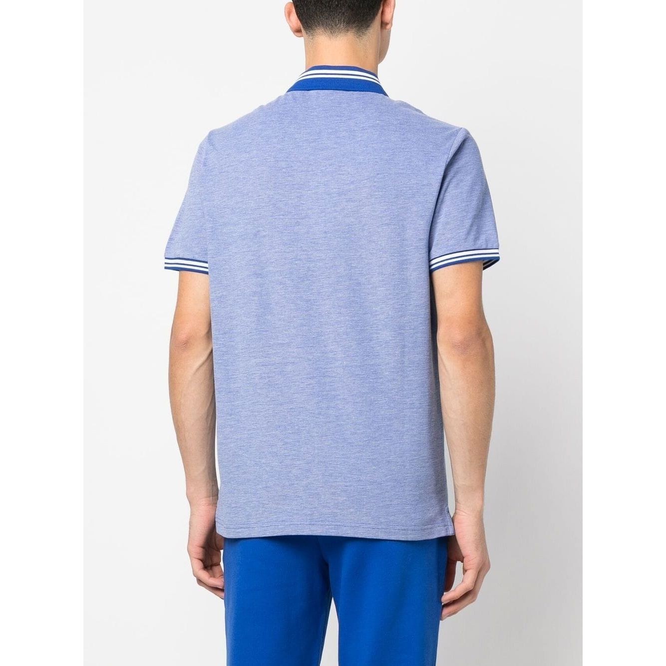 MICHAEL KORS Polo marškiniai trumpos rank. vyrams, Mėlyna, Birdseye zip polo 3