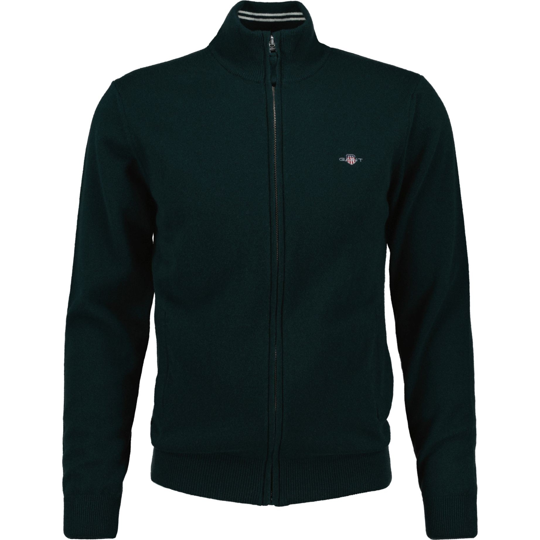 GANT Džemperis vyrams, Žalia, Superfine lambswool jumper