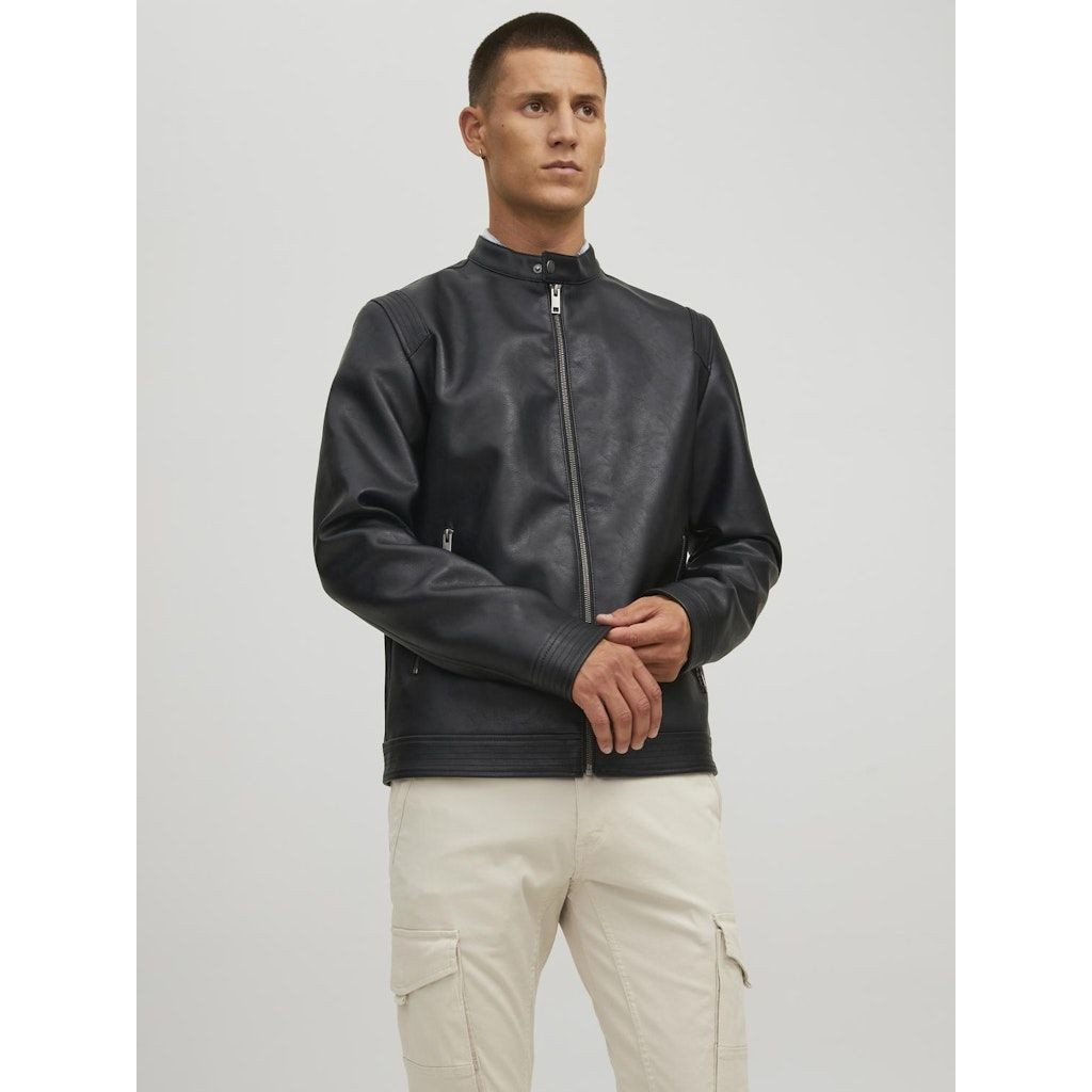 JACK & JONES Striukė vyrams, Juoda, JJEROCKY CLEAN 2
