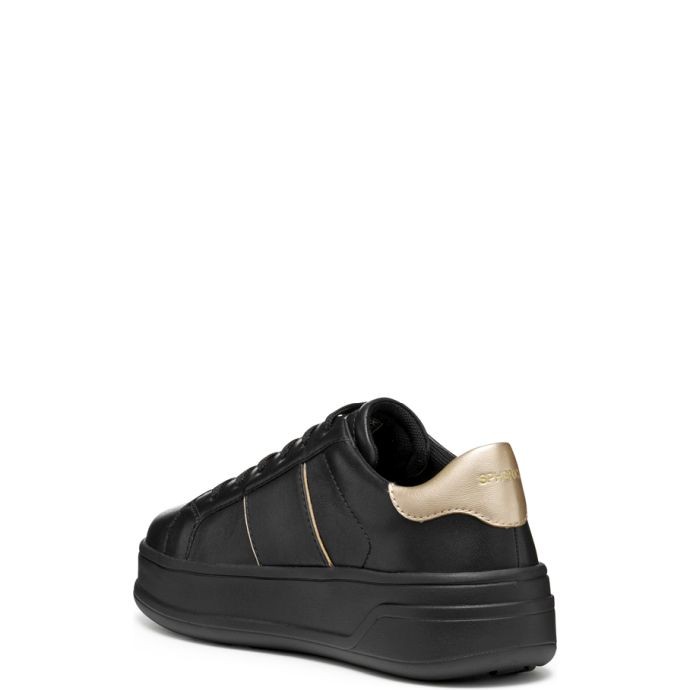 GEOX Laisvalaikio bateliai moterims, Juoda, Spherica ecub Leisure 4