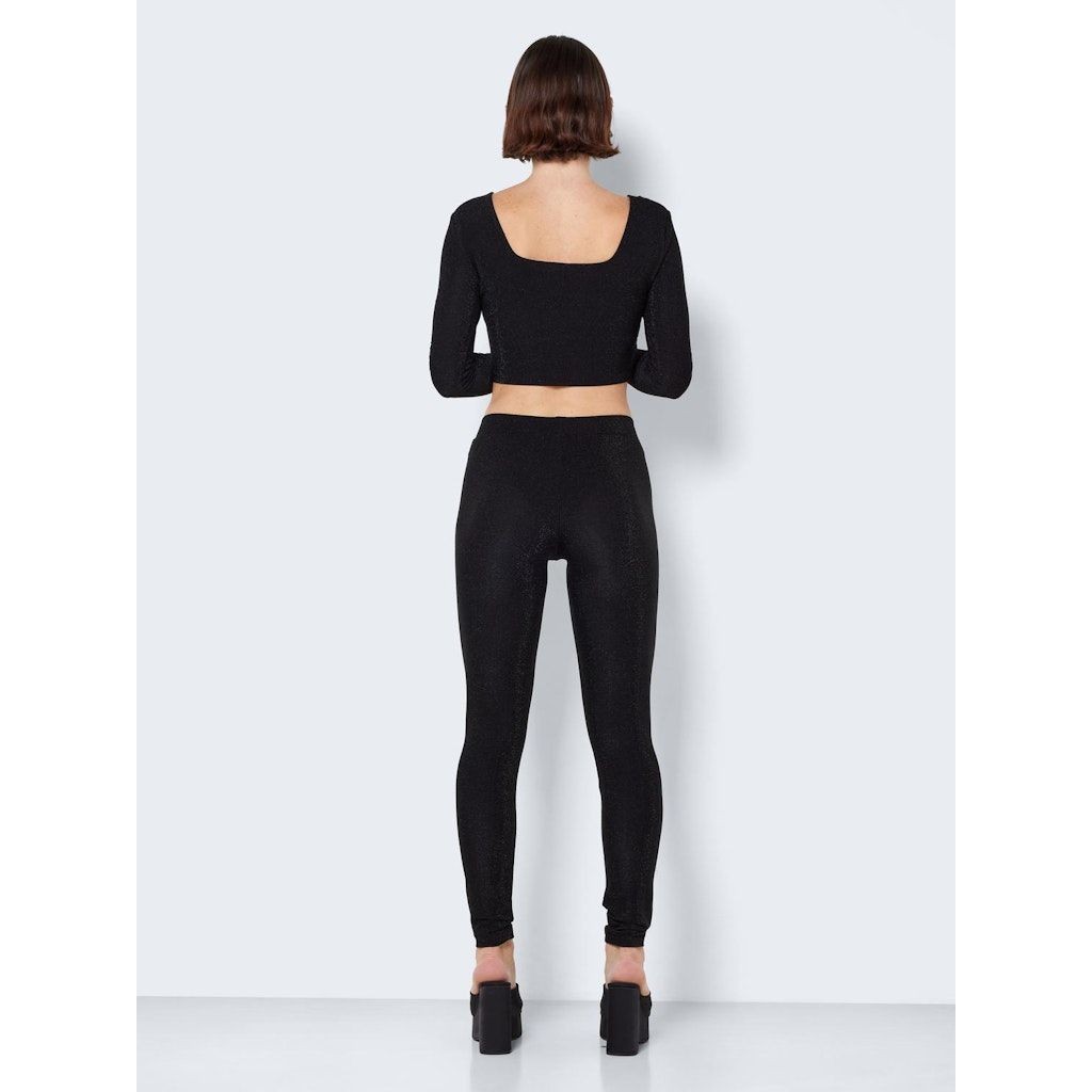 NOISY MAY Palaidinės moterims, Juoda, NMINFINITY L/S TIE DE 7