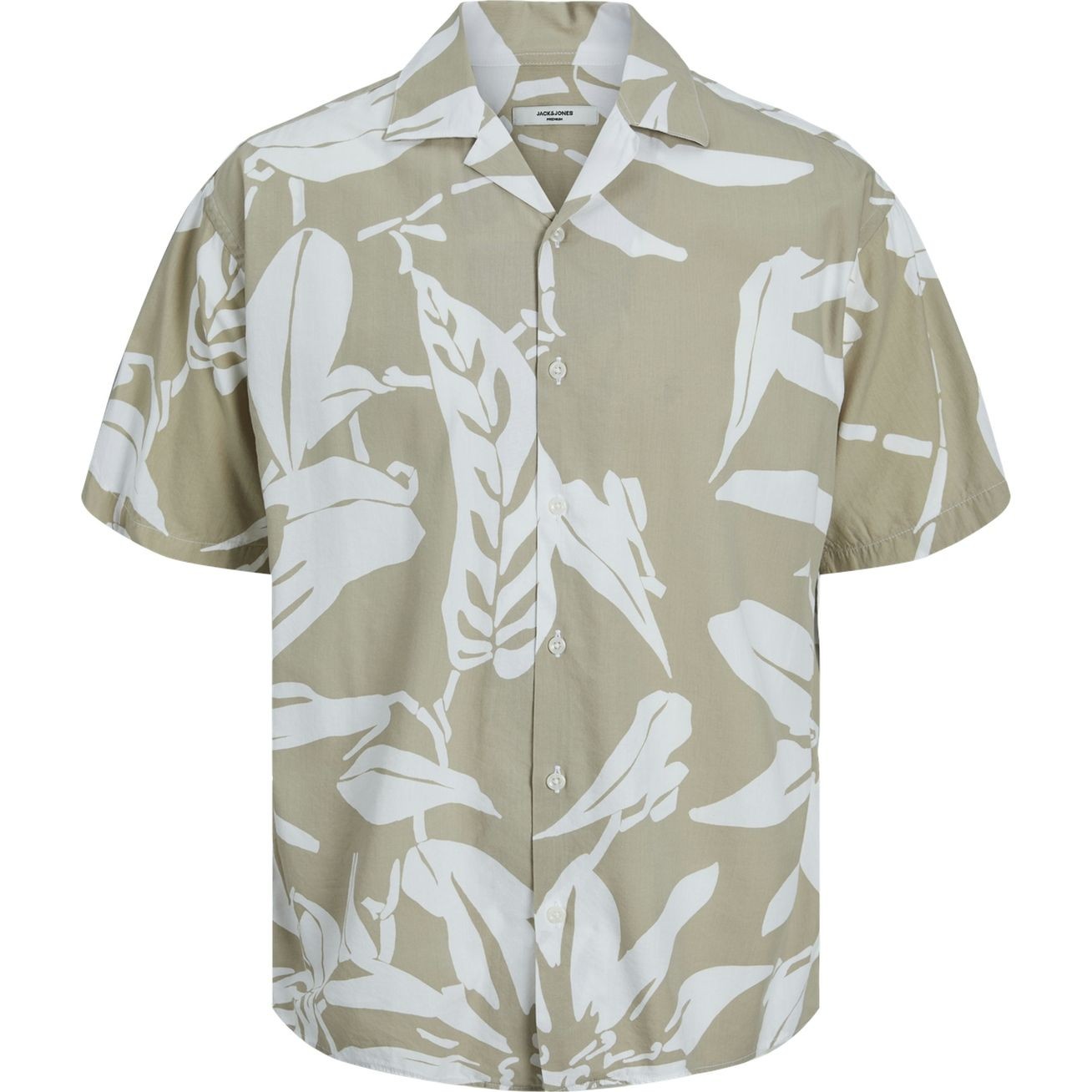 JACK & JONES Marškiniai vyrams, Balta, JPRBLATROPIC RESORT SH 1