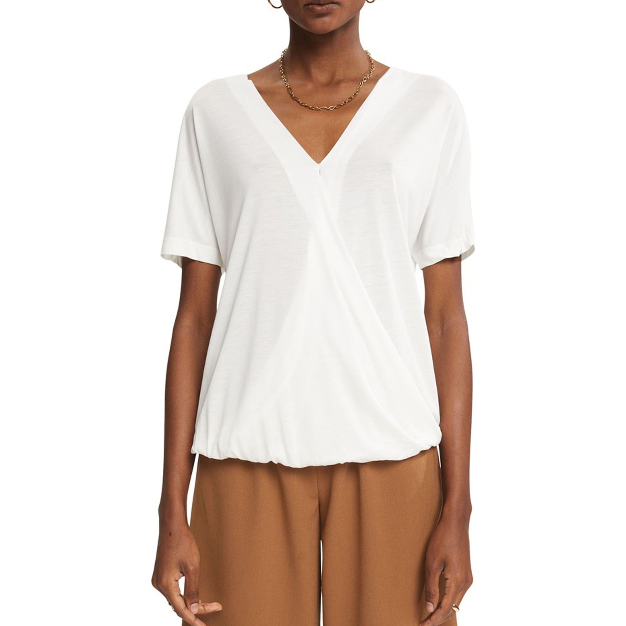 ESPRIT Marškinėliai moterims, Made of TENCEL_: wra 2