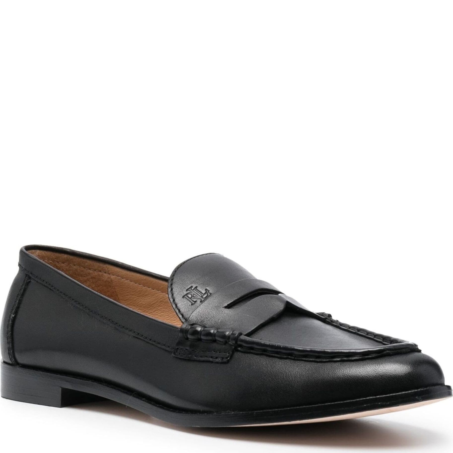 LAUREN RALPH LAUREN Loaferiai moterims, Juoda, Wynnie flats loafer 1