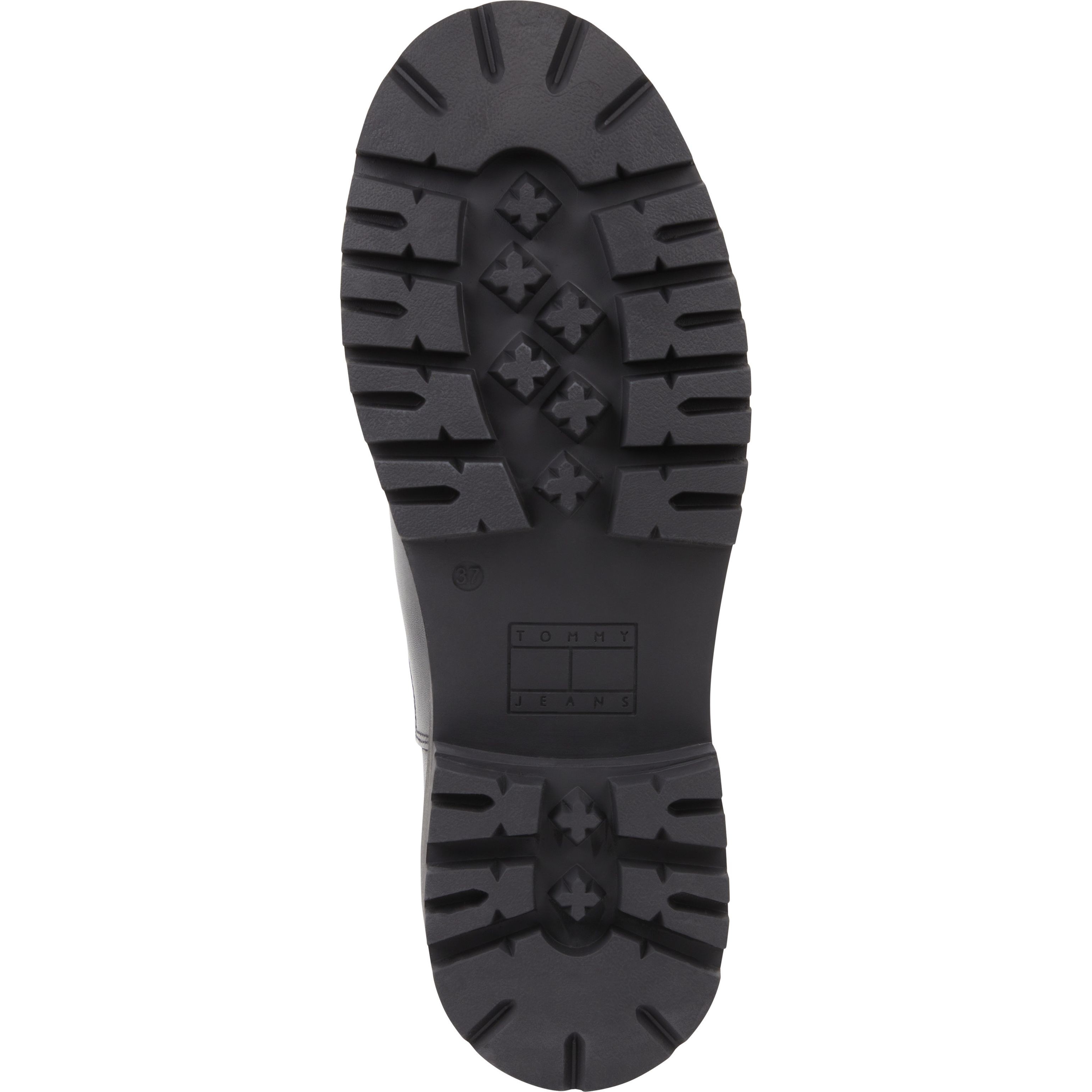 TOMMY JEANS Aulinukai moterims, Juoda, Flatform chelsea sock 4