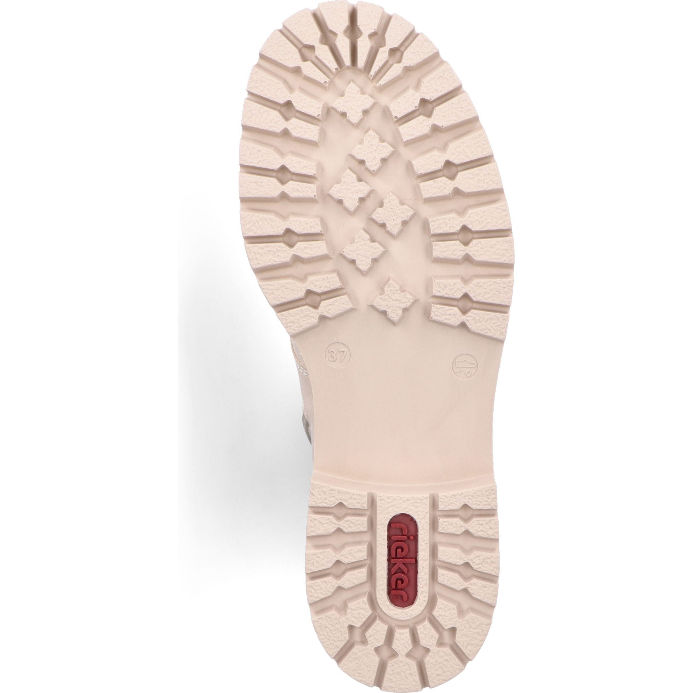 RIEKER Aulinukai moterims, Smėlio, BOOTIES 4