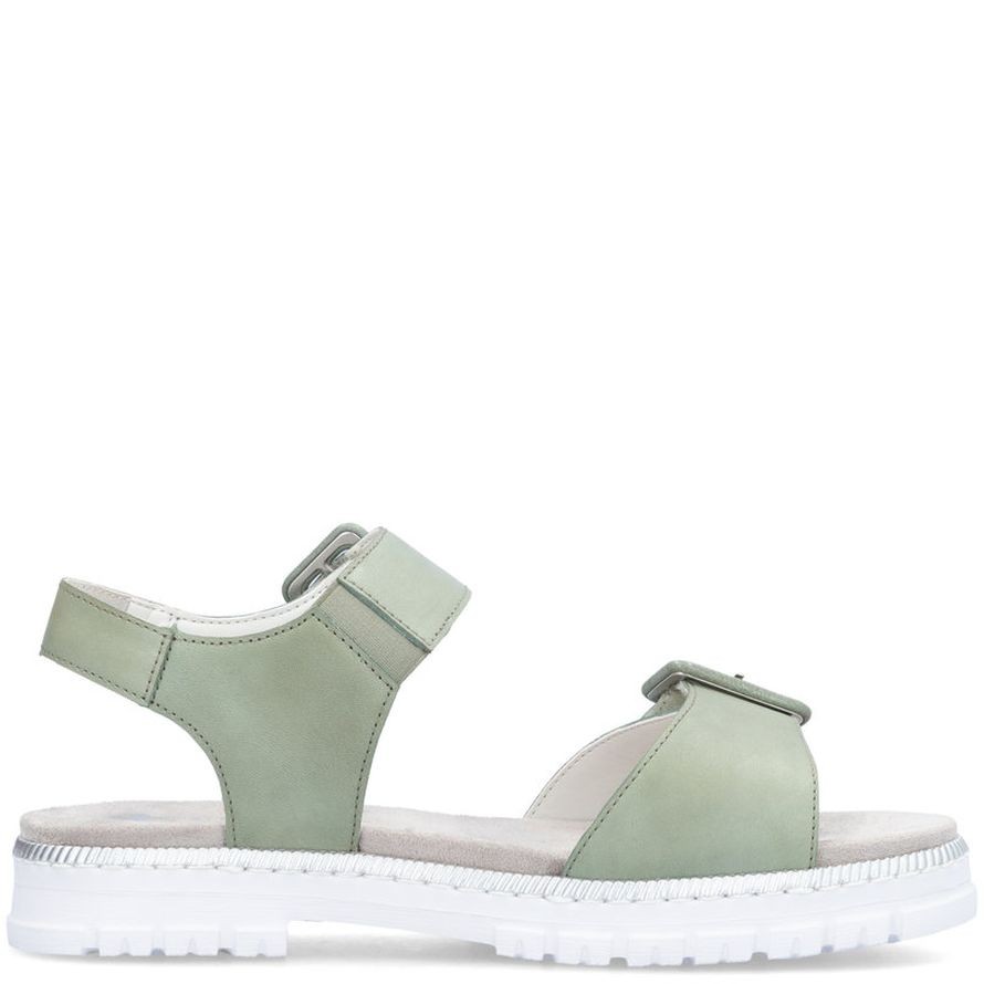 RIEKER Basutės moterims, Žalia, SANDALS 7