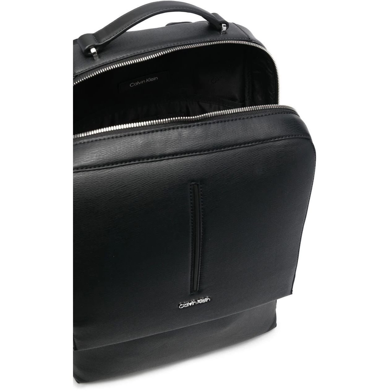 CALVIN KLEIN Kuprinė vyrams, Juoda, MEDIAN SQUARED FLAP BP 4