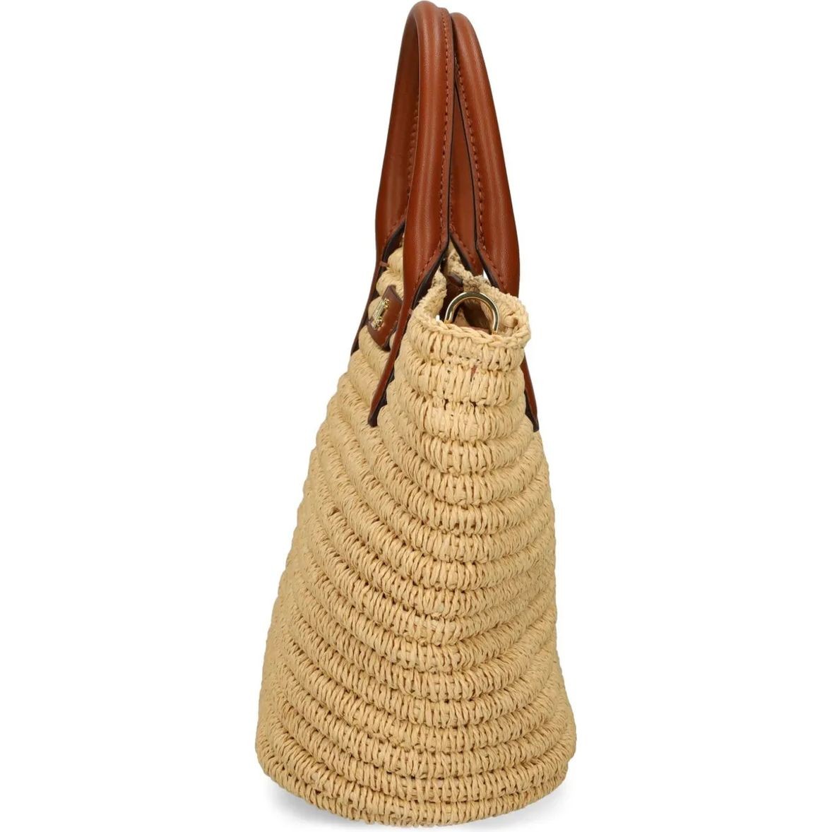 LAUREN RALPH LAUREN Pirkinių krepšys moterims, Ruda, Brie 22 tote medium 3