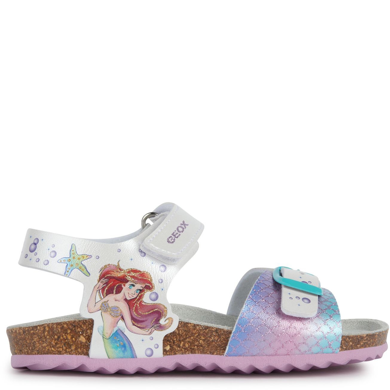 GEOX Basutės mergaitėms, Balta, ADRIEL SANDALS 2