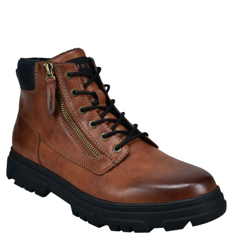 BUGATTI Aulinukai vyrams, Ruda, Booties 1