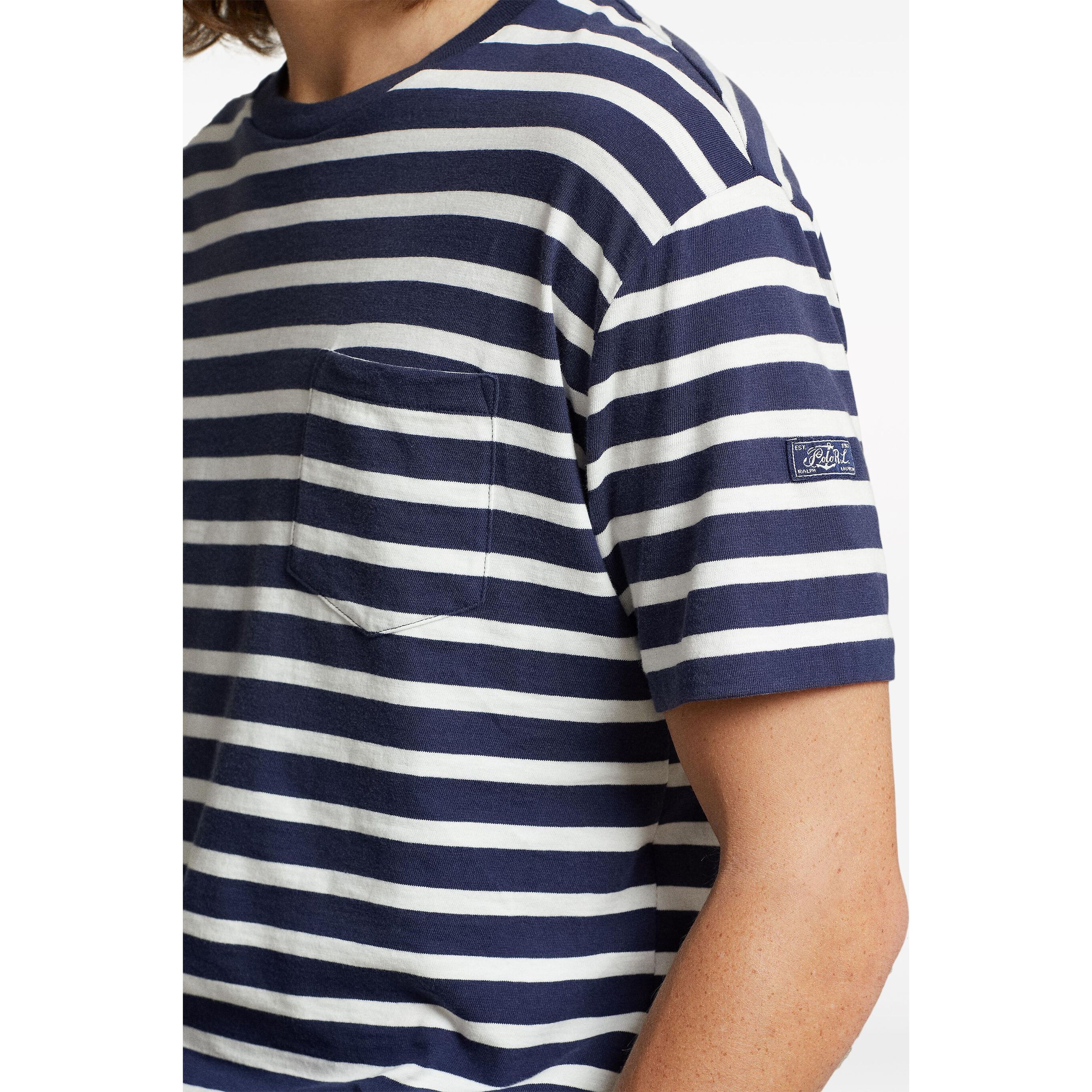 POLO RALPH LAUREN Marškinėliai trump. rankovėmis vyrams, Mėlyna, Short sleeve t-shirt 4