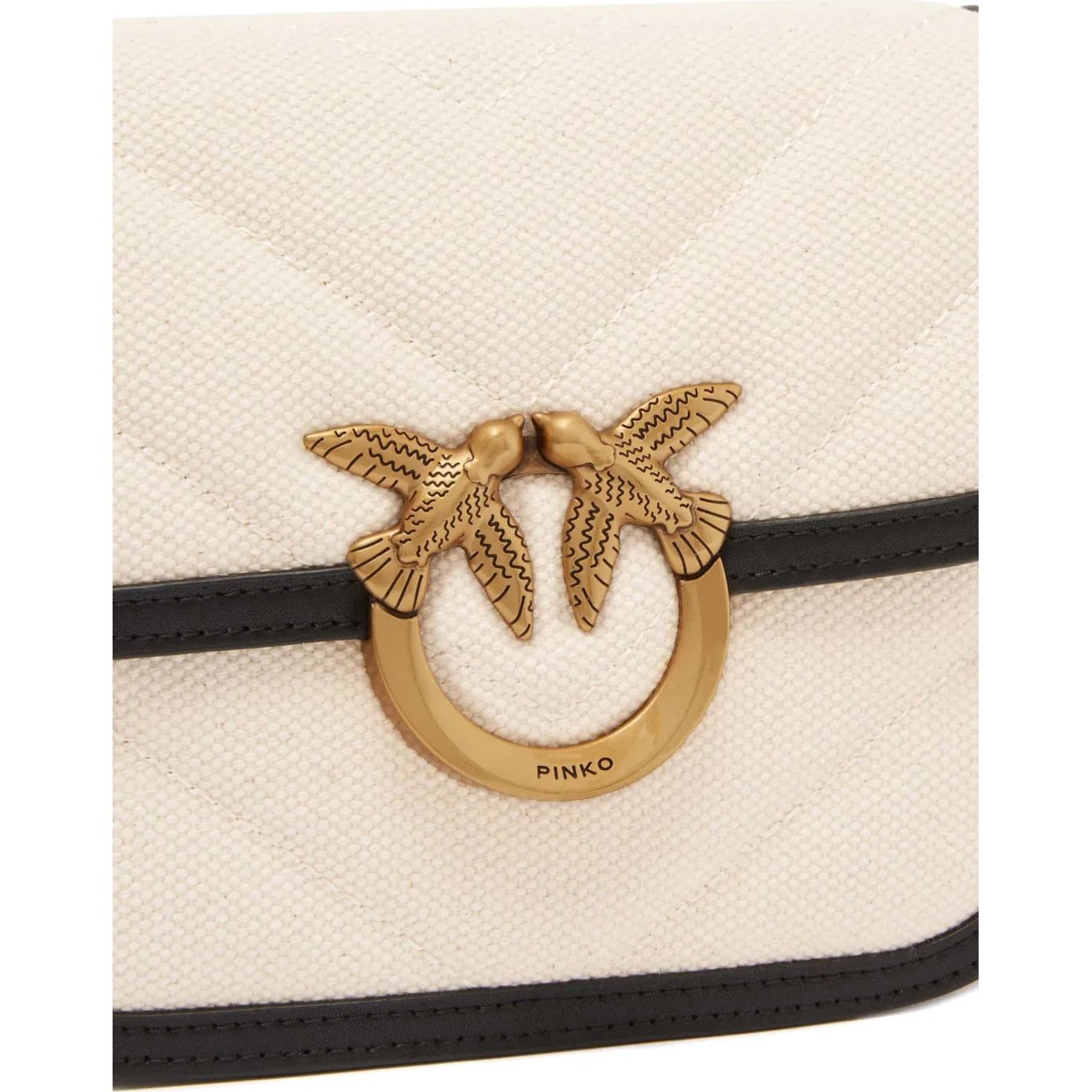 PINKO Rankinė per petį moterims, Smėlio, Love should bag 3