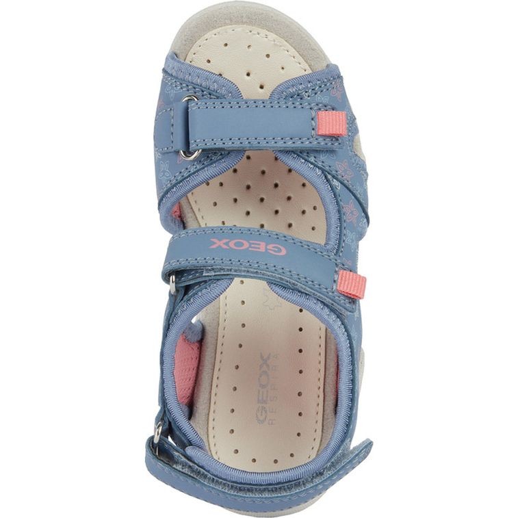 GEOX Basutės mergaitėms, Mėlyna, Sandal whinberry 5