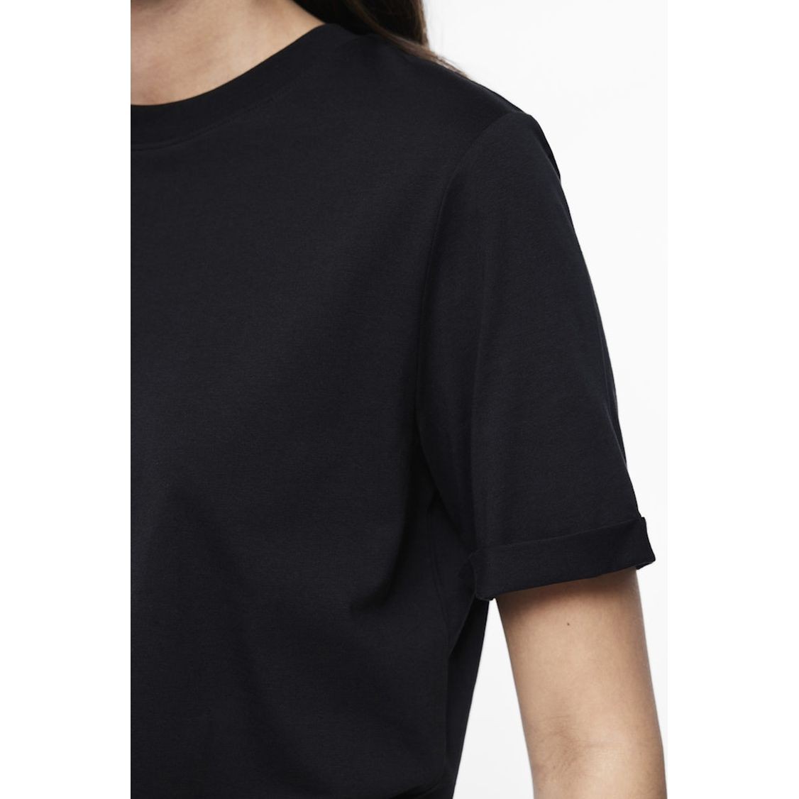 PIECES Marškinėliai moterims, Juoda, Pcria t-shirts 6