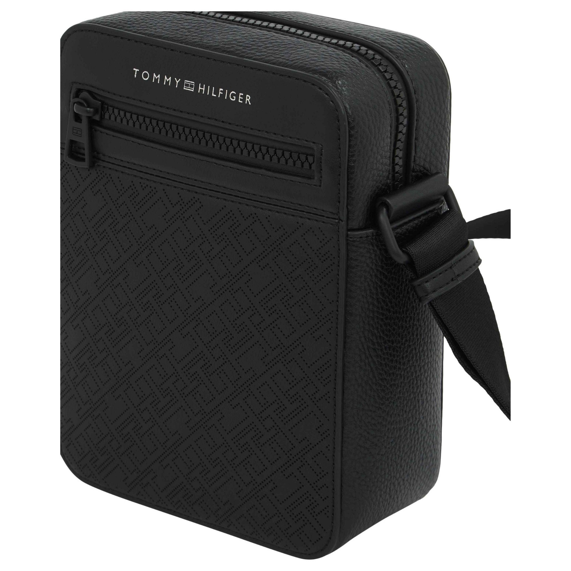 TOMMY HILFIGER Rankinė per petį vyrams, Juoda, TH monogram mini reporter 3