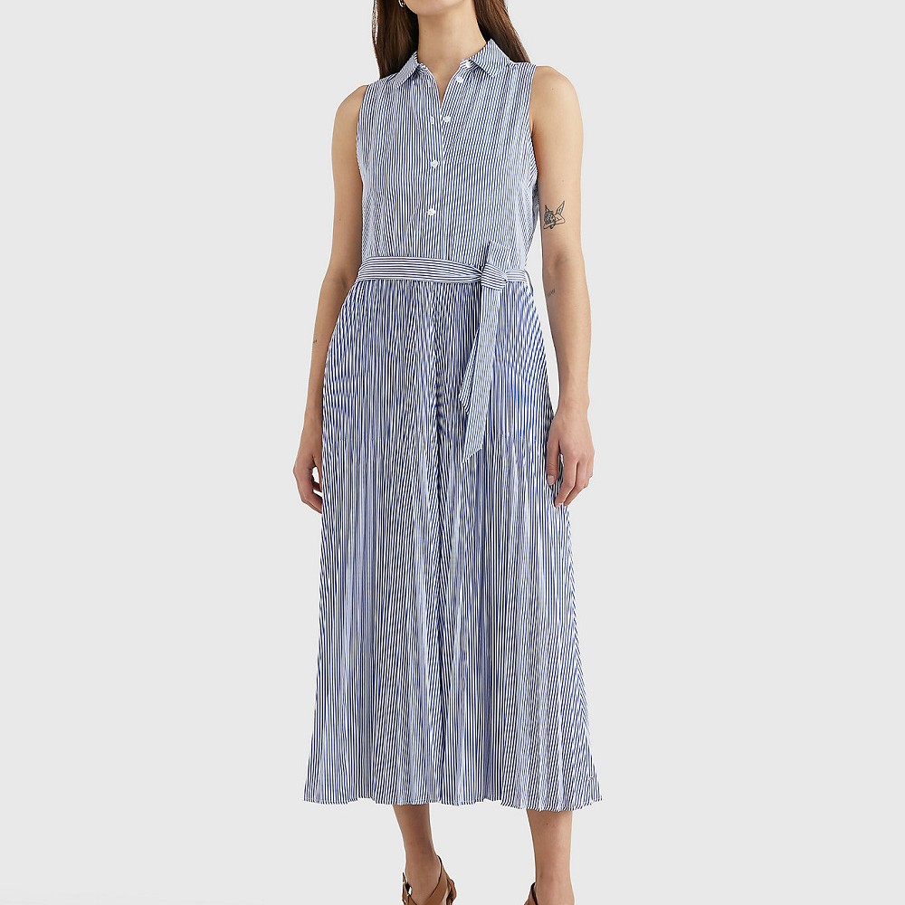 TOMMY HILFIGER Maxi suknelė moterims, Marga, Pleated ithaka long shirt 2