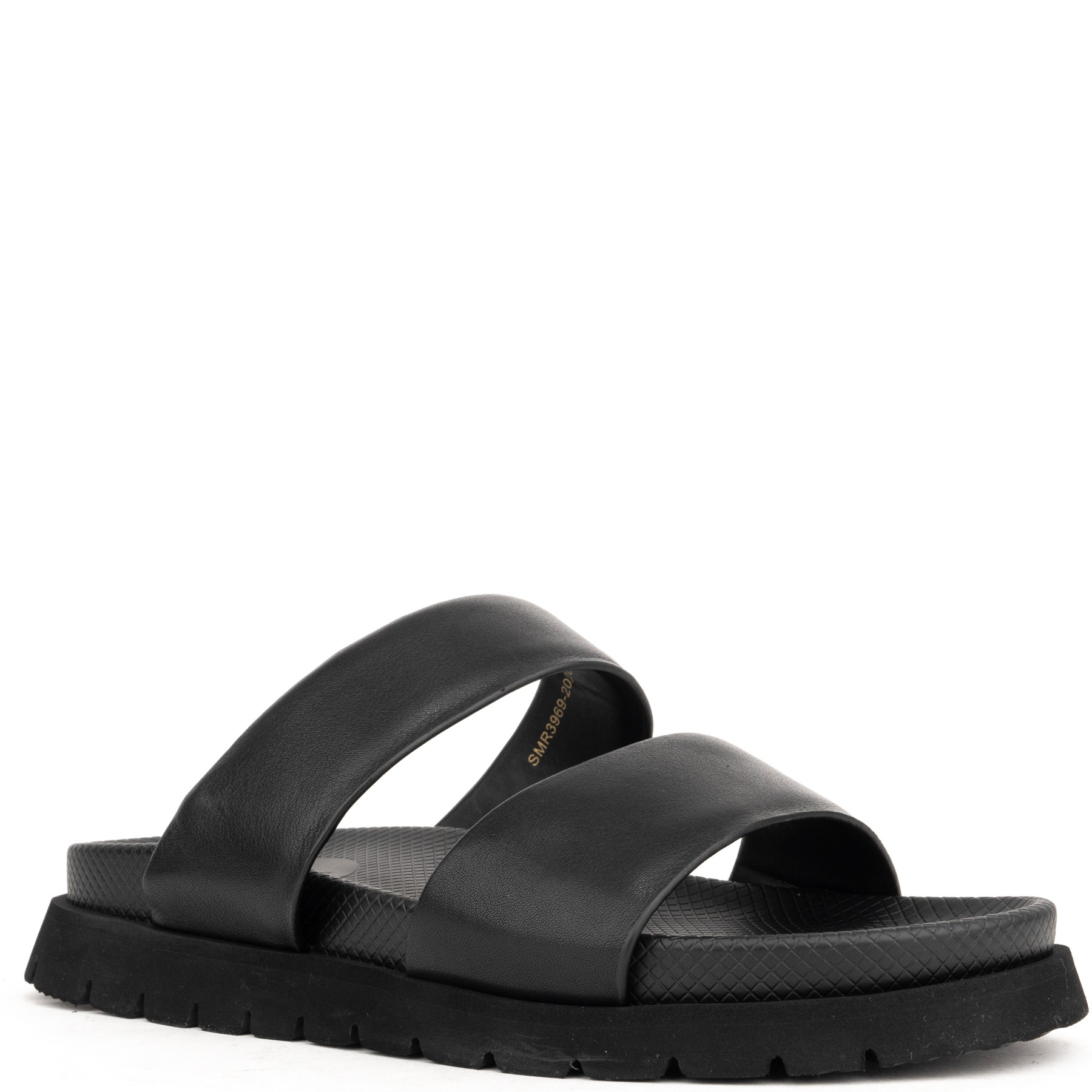 SERGIO MORETTI Šlepetės vyrams, Juoda, Slippers 1