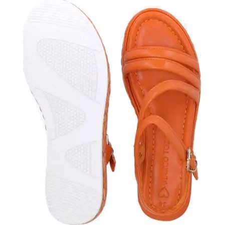 MARCO TOZZI Basutės moterims, Oranžinė, SANDALS 4