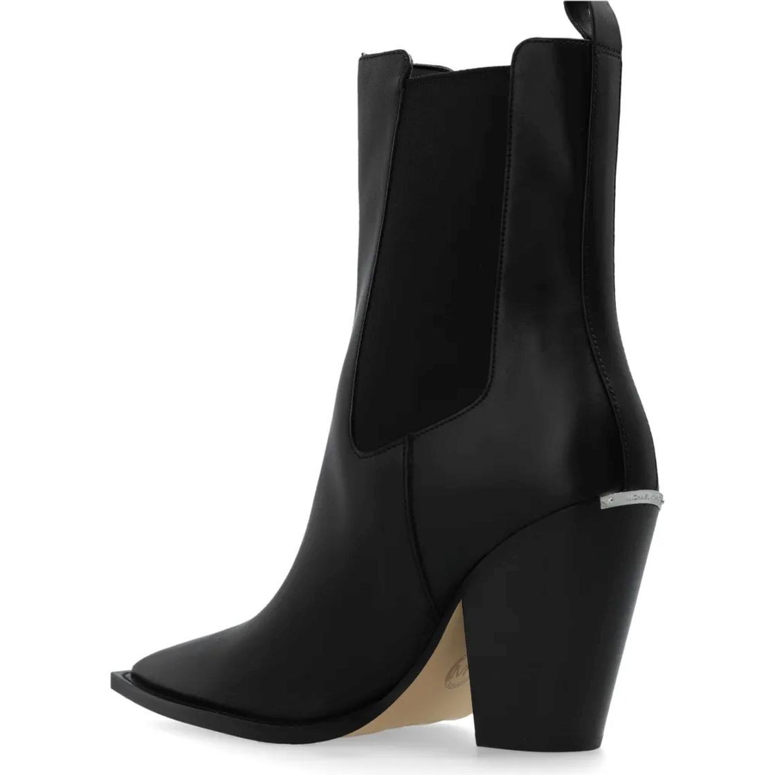 MICHAEL KORS Aulinukai moterims, Juoda, Leni leather boot 3