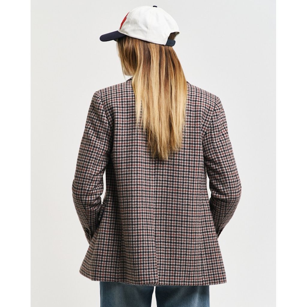 GANT Švarkas moterims, Marga, Reg houndstooth blazer 3