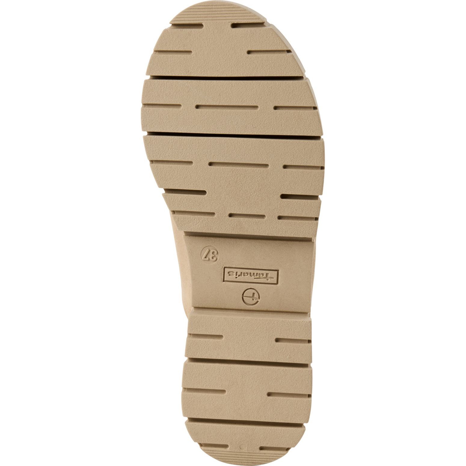 TAMARIS Šlepetės moterims, Smėlio, Wedge/plat mule 5