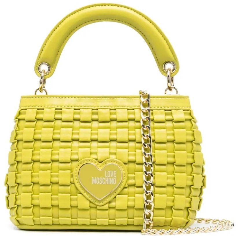 LOVE MOSCHINO Rankinė per petį moterims, Geltona, Shoulder bag 1