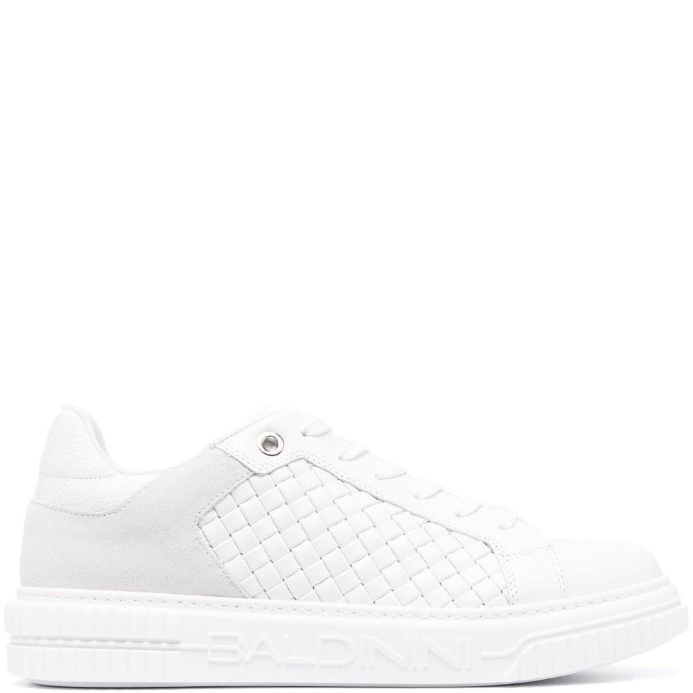 BALDININI Sportiniai bateliai vyrams, Balta, Low top man sneakers 1