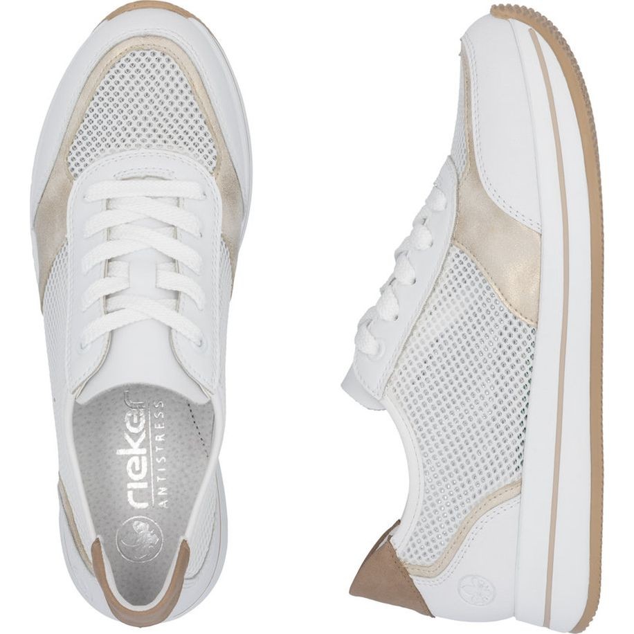 RIEKER Laisvalaikio bateliai moterims, Balta, Sneakers 8
