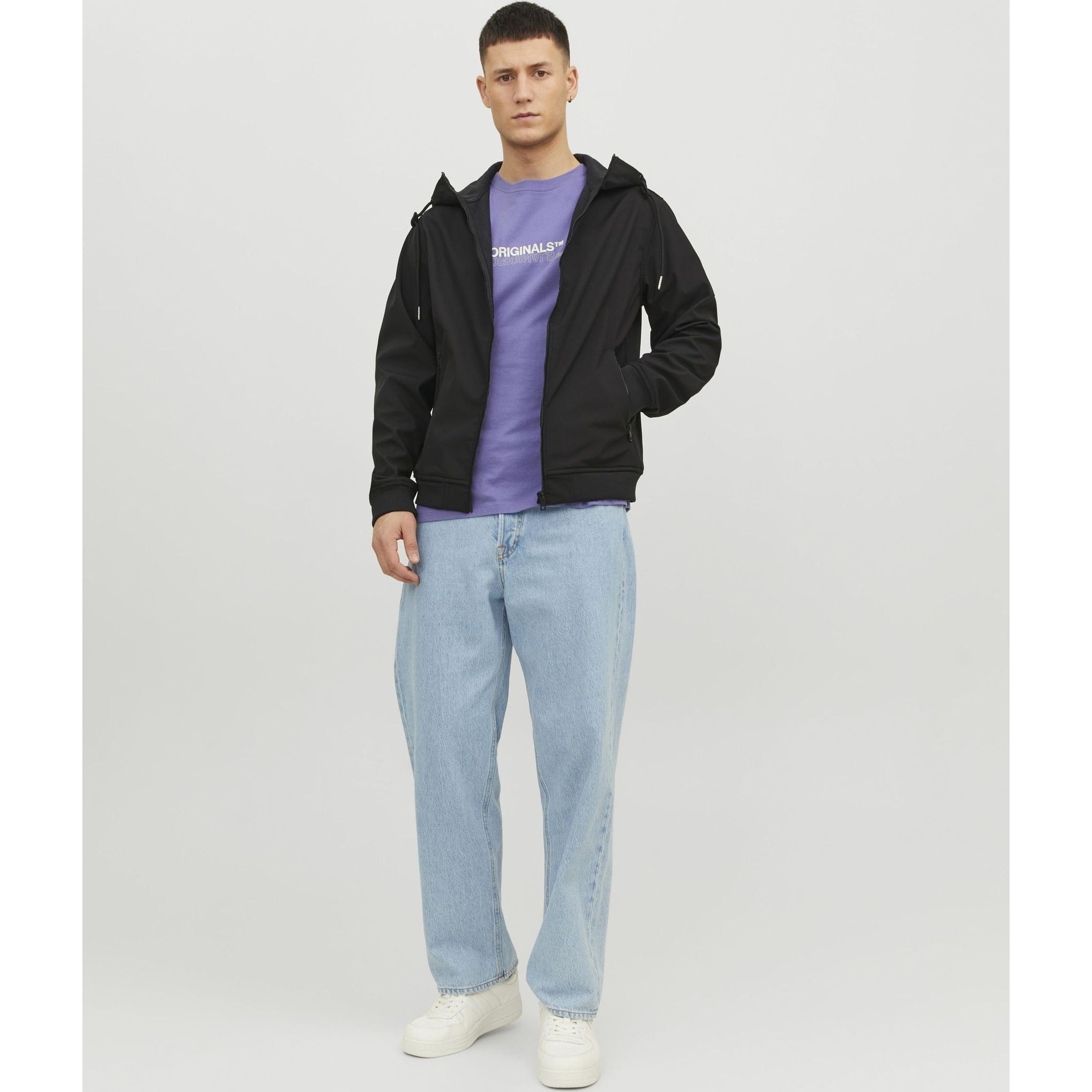 JACK & JONES Striukė vyrams, Juoda, Jjebasic jackets 4