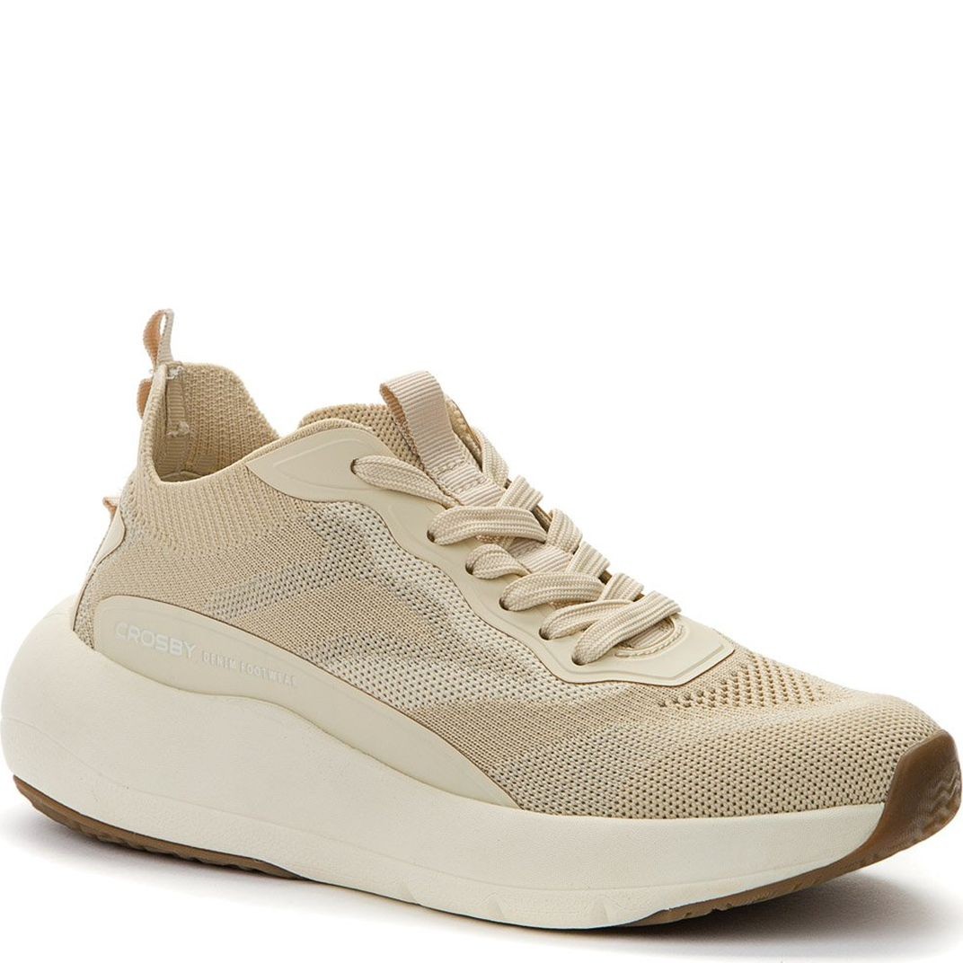 CROSBY Sportbačiai moterims, Smėlio, SNEAKERS