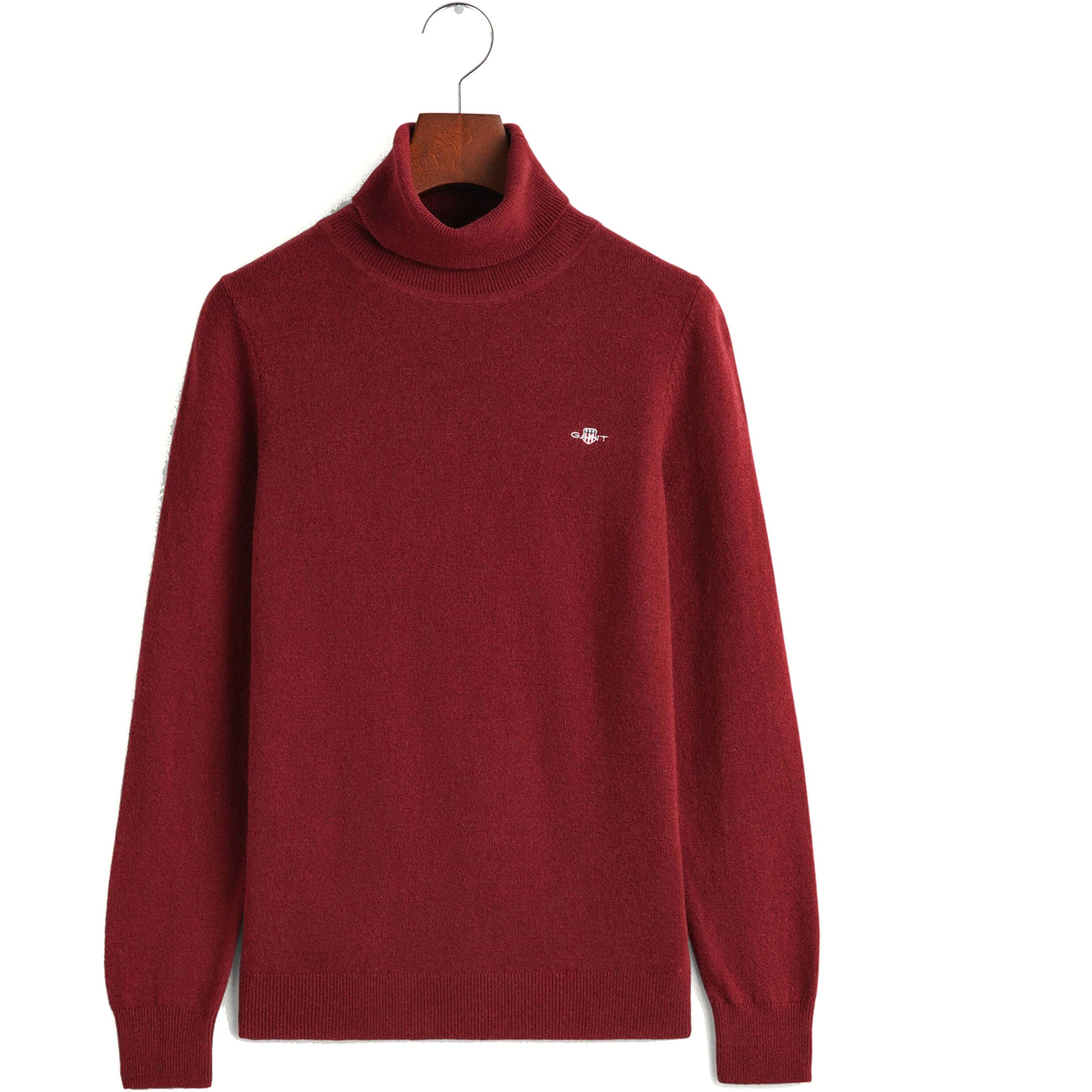 GANT Megztinis moterims, Raudona, EXTRAFINE ROLLNECK 1
