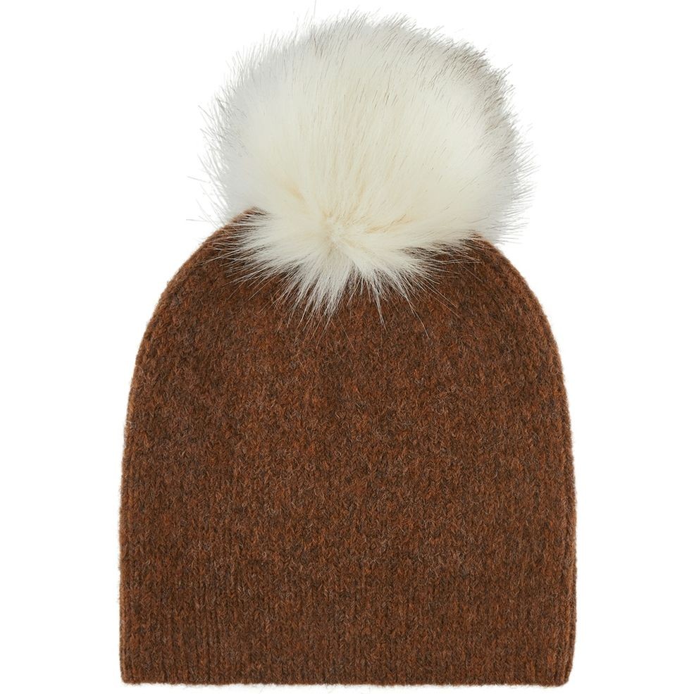 PIECES Galvos juosta moterims, Ruda, PCBINA WOOL HOOD NOOS