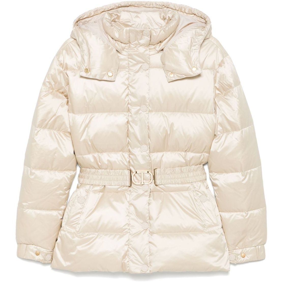 TWINSET Pūkinė striukė moterims, Balta, Puffed jackets