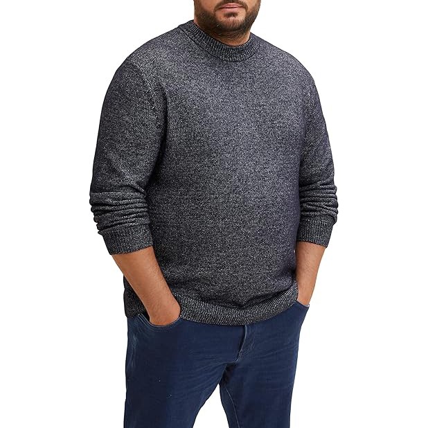 TOM TAILOR Megztinis vyrams, Pilka, Megztiniai