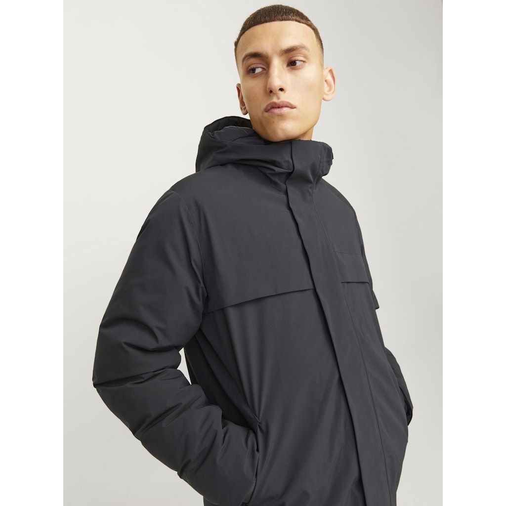 JACK & JONES Pūkinė striukė vyrams, Mėlyna, Wave jacket 7