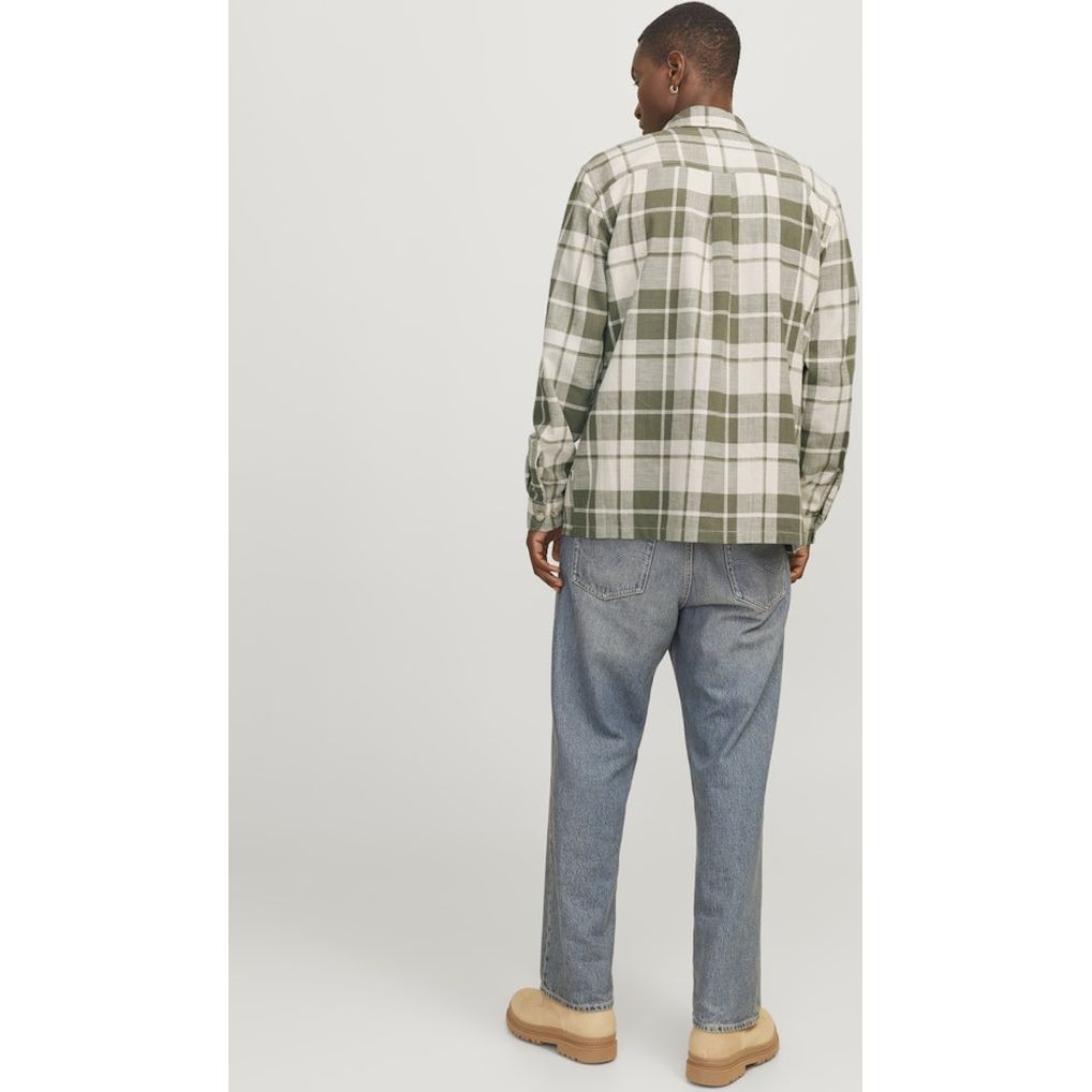 JACK & JONES Lengva striukė vyrams, Ruda, Raymond overshirt 3